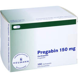 Abbildung: Pregabin 150 mg Hartkapseln 100 St, Hartkapseln PZN 10785835