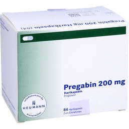 Abbildung: Pregabin 200 mg Hartkapseln 84 St, Hartkapseln PZN 10785858
