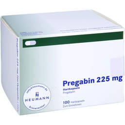 Abbildung: Pregabin 225 mg Hartkapseln 100 St, Hartkapseln PZN 10785870