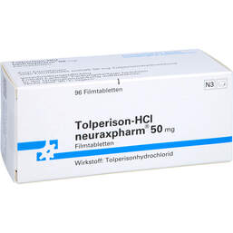 Abbildung: Tolperison HCL neuraxpharm 50 mg Filmtabletten 96 St, Filmtabletten PZN 10786585