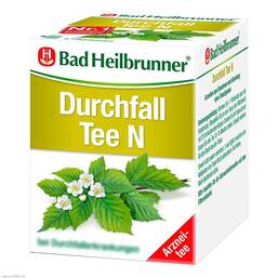 Abbildung: Bad Heilbrunner Tee Durchfall N Filterbeutel 8X1.5 g, Filterbeutel PZN 10789129