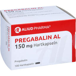 Abbildung: Pregabalin AL 150 mg Hartkapseln 100 St, Hartkapseln PZN 10791824