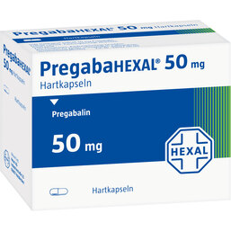 Abbildung: Pregabahexal 50 mg Hartkapseln 56 St, Hartkapseln PZN 10793792