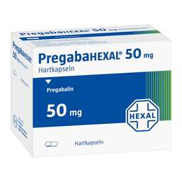 Abbildung: Pregabahexal 50 mg Hartkapseln 100 St, Hartkapseln PZN 10793823