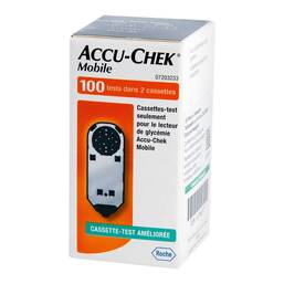 Abbildung: Accu Chek Mobile Testkassette 100 St, Teststreifen PZN 10795377