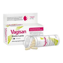Abbildung: Vagisan Biotin-Lacto Kapseln Kapseln, 30 St PZN 10795584