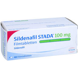 Abbildung: Sildenafil STADA 100 mg Filmtabletten 48 St, Filmtabletten PZN 10796425