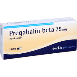 Abbildung: Pregabalin beta 75 mg Hartkapseln 14 St, Hartkapseln PZN 10810527