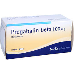 Abbildung: Pregabalin beta 100 mg Hartkapseln 100 St, Hartkapseln PZN 10810579
