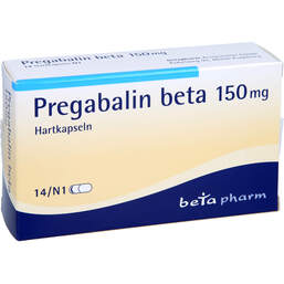 Abbildung: Pregabalin beta 150 mg Hartkapseln 14 St, Hartkapseln PZN 10810585