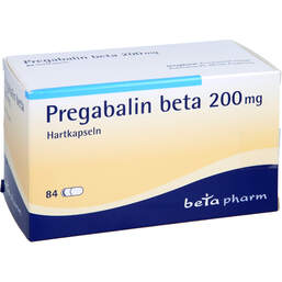 Abbildung: Pregabalin beta 200 mg Hartkapseln 84 St, Hartkapseln PZN 10810639