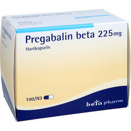 Abbildung: PREGABALIN beta 225 mg Hartkapseln 100 St, Hartkapseln PZN 10810674