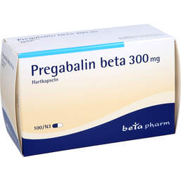 Abbildung: Pregabalin beta 300 mg Hartkapseln 100 St, Hartkapseln PZN 10810711