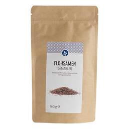 Abbildung: Flohsamen gemahlen Pulver Pulver, 160 g PZN 10811751