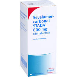 Abbildung: Sevelamercarbonat STADA 800 mg Filmtabletten 50 St, Filmtabletten PZN 10812035
