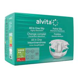 Abbildung: Alvita All-in-One Inkontinenzhose super medium Tag 24 St PZN 10817475