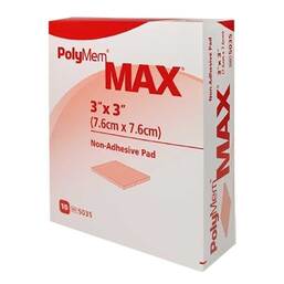Abbildung: Polymem Max 8x8cm 10 St, Verband PZN 10837058