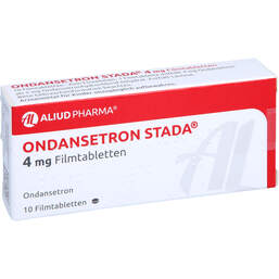 Abbildung: Ondansetron STADA 4 mg Filmtabletten 10 St, Filmtabletten PZN 10838371
