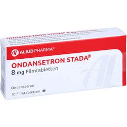 Abbildung: Ondansetron STADA 8 mg Filmtabletten 10 St, Filmtabletten PZN 10838454