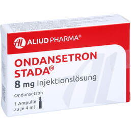Abbildung: Ondansetron STADA 8 mg Injektionslösung 1 St, Injektionslösung PZN 10838477