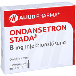 Abbildung: Ondansetron STADA 8 mg Injektionslösung 5 St, Injektionslösung PZN 10838483
