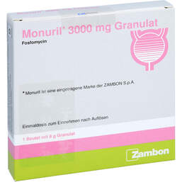 Abbildung: Monuril 3000 mg Granulat 1X8 g, Granulat PZN 10839206