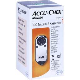 Abbildung: Accu Chek Mobile Testkassette Plasma II 100 St, Teststreifen PZN 10843395