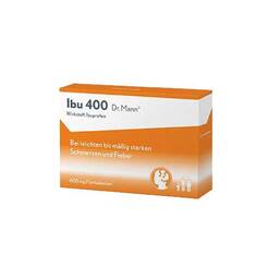 Abbildung: Ibu 400 Dr. Mann Filmtabletten 20 St, Filmtabletten PZN 10853471