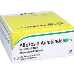 Abbildung: Alfuzosin Aurobindo 10 mg Retardtabletten 100 St, Retard-Tabletten PZN 10854766