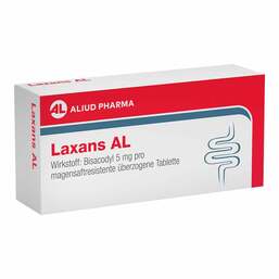 Abbildung: LAXANS AL Tabletten Tabletten magensaftresistent, 30 St PZN 10916125