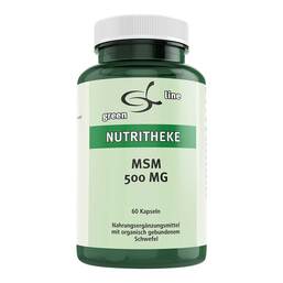 Abbildung: MSM 500 mg Kapseln 60 St, Kapseln PZN 10917449
