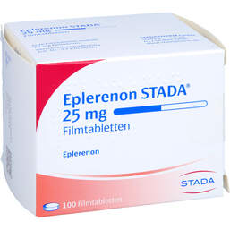 Abbildung: Eplerenon STADA 25 mg Filmtabletten 100 St, Filmtabletten PZN 10922025