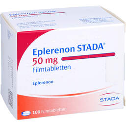 Abbildung: Eplerenon STADA 50 mg Filmtabletten 100 St, Filmtabletten PZN 10922054
