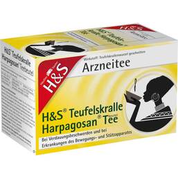 Abbildung: H&S Teufelskralle Harpagosan-Tee Filterbeutel Filterbeutel, 20X2.5 g PZN 10922462