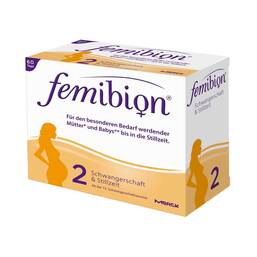 Abbildung: Femibion 2 Schwangerschaft & Stillzeit Kombipackung, 2X60 St PZN 10933709