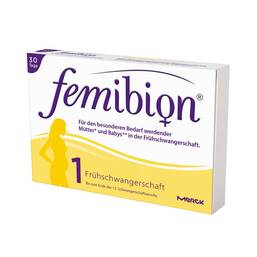 Abbildung: Femibion 1 Frühschwangerschaft Tabletten, 30 St PZN 10933744