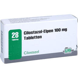 Abbildung: Cilostazol Elpen 100 mg Tabletten 28 St, Tabletten PZN 10941672