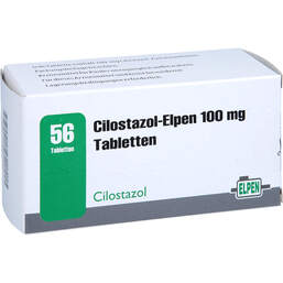 Abbildung: Cilostazol Elpen 100 mg Tabletten 56 St, Tabletten PZN 10941689