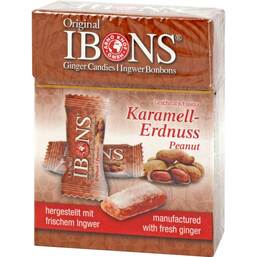 Abbildung: Ibons Karamell-Erdnuss Bonbons Bonbons, 60 g PZN 10943725