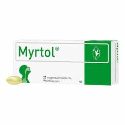 Abbildung: Myrtol® Weichkapseln Magensaftresistente Weichkapseln, 20 St PZN 10944713