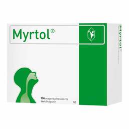 Abbildung: Myrtol® Weichkapseln Magensaftresistente Weichkapseln, 100 St PZN 10944742