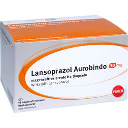 Abbildung: Lansoprazol Aurobindo 30 mg magensaftresistent Hartkapseln  98 St, Magensaftresistente Hartkapseln PZN 10945084