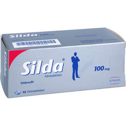 Abbildung: Silda 100 mg Filmtabletten 48 St, Filmtabletten PZN 10953830