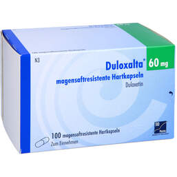 Abbildung: Duloxalta 60 mg magensaftresistente Hartkapseln 100 St, Magensaftresistente Hartkapseln PZN 10954002