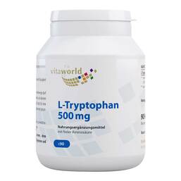 Abbildung: L-Tryptophan 500 mg Kapseln Kapseln, 90 St PZN 10963053