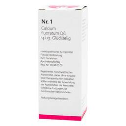 Abbildung: Calcium fluoratum D6 spagyrisch Glückselig 50 ml, Tropfen zum Einnehmen PZN 10965862