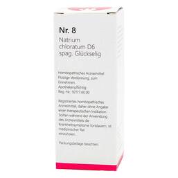 Abbildung: NR.8 Natrium chloratum D6 spag.Glückselig 50 ml, Tropfen zum Einnehmen PZN 10965945