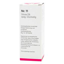Abbildung: NR.11 Silicea D6 spag.Glückselig 50 ml, Tropfen zum Einnehmen PZN 10965974