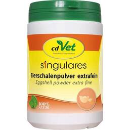 Abbildung: Singulares Eierschalenpulver extrafein vet. (für Tiere) Pulver, 1 kg PZN 10966353