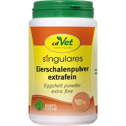 Abbildung: Singulares Eierschalenpulver extrafein vet. (für Tiere) Pulver, 350 g PZN 10966382